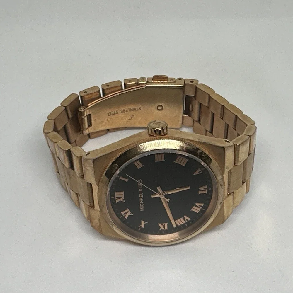 Michael Kors Channing MK5937 Women Gold Stainless Steel Analog Dial Watch HME555